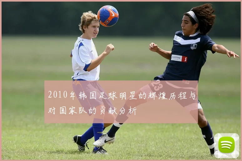 2010年韩国足球明星的辉煌历程与对国家队的贡献分析